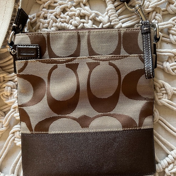 Authentic Coach Canvas Crossbody - Picture 9 of 9